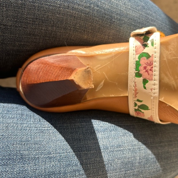 BASS X Rachel Antonoff “Louisa Flow Power” size 7.5 floral and heart saddle heel - Picture 9 of 15